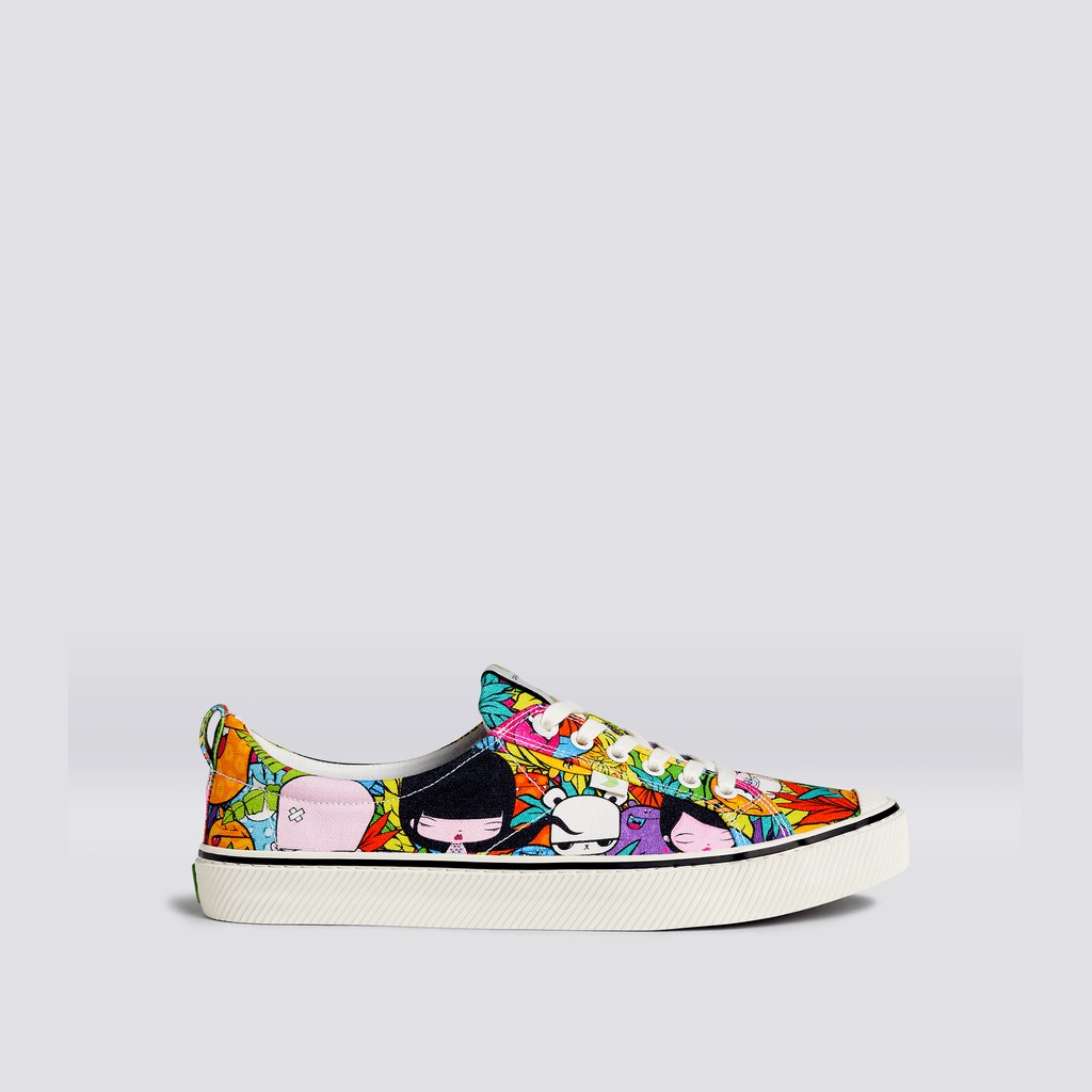 OCA LOW Cariuma Low Top Tela OCA Low Toz Print Femme | QBG-2960430